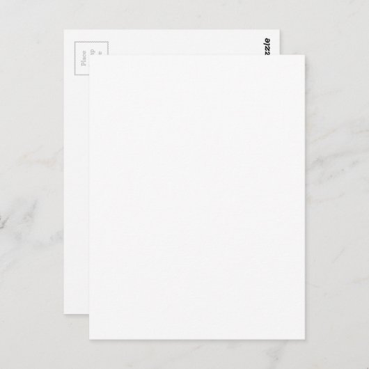 Aangepaste eigen foto briefkaart (Voorkant / Achterkant)