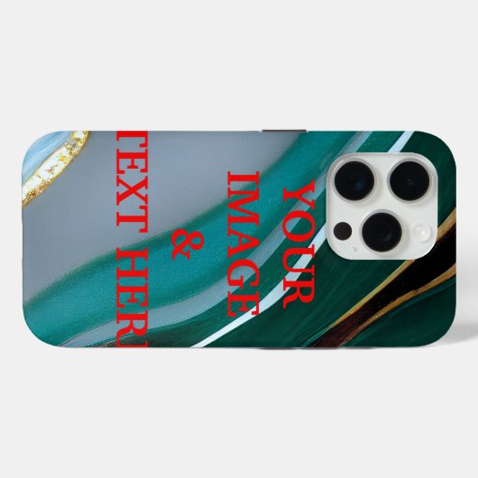 Aangepaste eigen foto Case-Mate iPhone case (Achterkant (horizontaal))