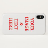 Aangepaste eigen foto Case-Mate iPhone case (Achterkant (horizontaal))