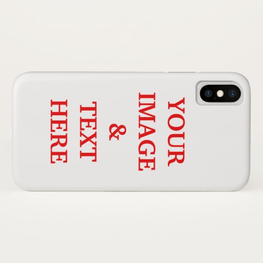 Aangepaste eigen foto Case-Mate iPhone case (Achterkant (horizontaal))