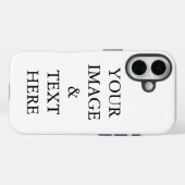 Aangepaste eigen foto Case-Mate iPhone case (Achterkant (horizontaal))