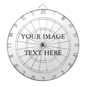 Aangepaste eigen foto dartbord