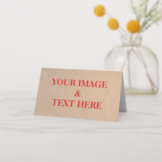 Aangepaste eigen foto en tekst (Voorkant)