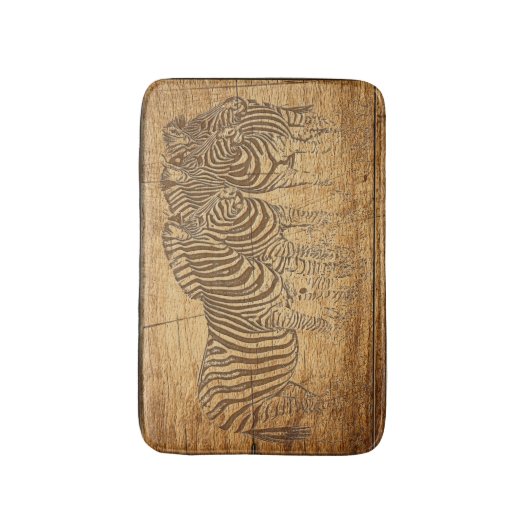 Aangepaste eigen foto en tekst badmat (Voorkant Verticaal)