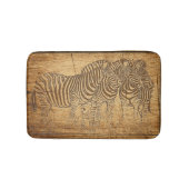 Aangepaste eigen foto en tekst badmat (Voorkant)