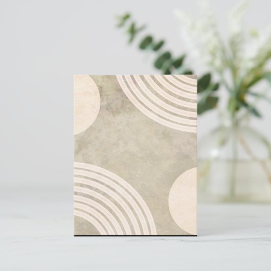 Aangepaste eigen foto en tekst briefkaart (Staand voorkant)