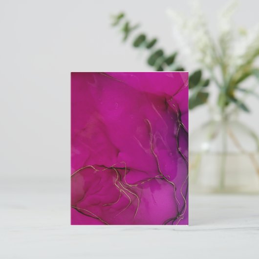 Aangepaste eigen foto en tekst briefkaart (Staand voorkant)