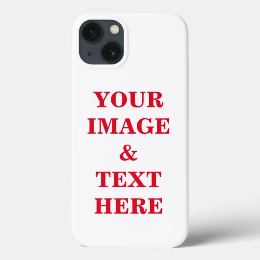 Aangepaste eigen foto en tekst Case-Mate iPhone case (Achterkant)