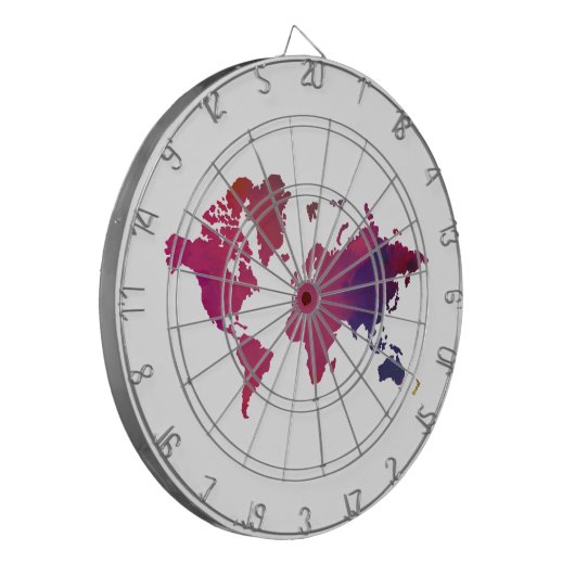 Aangepaste eigen foto en tekst dartbord (Voorkant Links)