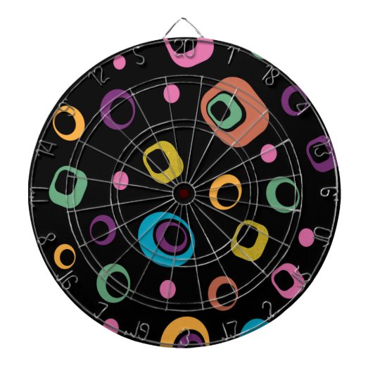 Aangepaste eigen foto en tekst dartbord (Voorkant)