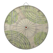 Aangepaste eigen foto en tekst dartbord (Voorkant)