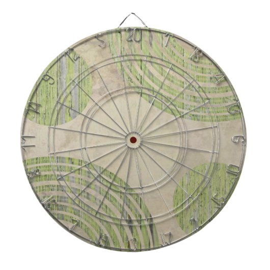 Aangepaste eigen foto en tekst dartbord (Voorkant)