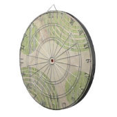 Aangepaste eigen foto en tekst dartbord (Voorkant Rechts)