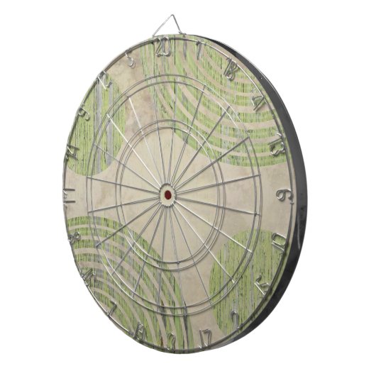 Aangepaste eigen foto en tekst dartbord (Voorkant Rechts)