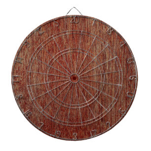 Aangepaste eigen foto en tekst dartbord