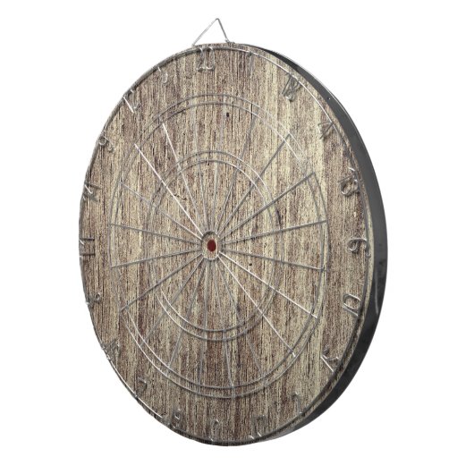 Aangepaste eigen foto en tekst dartbord (Voorkant Rechts)