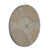 Aangepaste eigen foto en tekst dartbord (Voorkant Links)