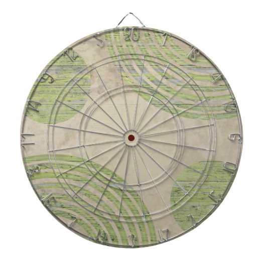 Aangepaste eigen foto en tekst dartbord (Voorkant)