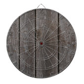 Aangepaste eigen foto en tekst dartbord (Voorkant)