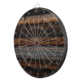 Aangepaste eigen foto en tekst dartbord (Voorkant Rechts)