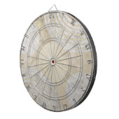 Aangepaste eigen foto en tekst dartbord (Voorkant Rechts)