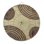 Aangepaste eigen foto en tekst dartbord (Voorkant)