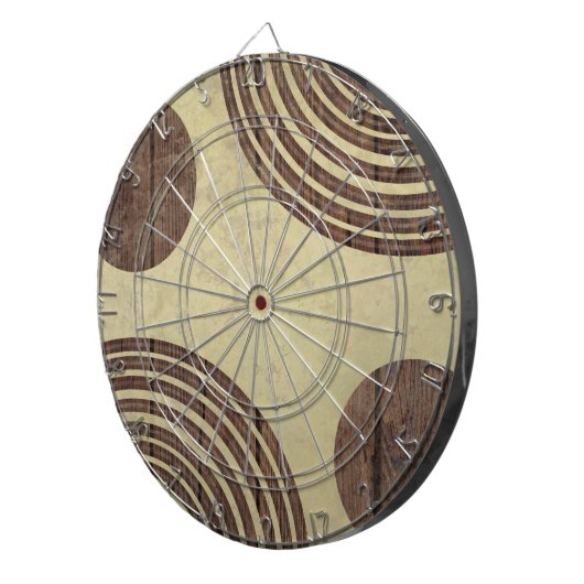 Aangepaste eigen foto en tekst dartbord (Voorkant Rechts)