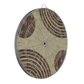 Aangepaste eigen foto en tekst dartbord (Voorkant Links)