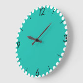 Aangepaste eigen foto en tekst grote klok (Hoek)