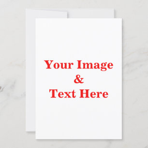 Aangepaste eigen foto en tekst kaart