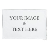 Aangepaste eigen foto en tekst kussensloop (Voorkant)