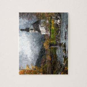 Aangepaste eigen foto en tekst legpuzzel