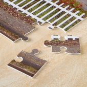 Aangepaste eigen foto en tekst legpuzzel (Zijkant)
