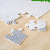 Aangepaste eigen foto en tekst legpuzzel (Zijkant)