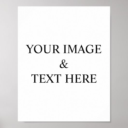 Aangepaste eigen foto en tekst poster (Voorkant)