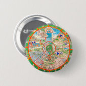 Aangepaste eigen foto en tekst ronde button 5,7 cm (Voorkant /achterkant)