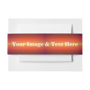 Aangepaste eigen foto en tekst uitnodigingen wikkel