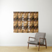 Aangepaste eigen foto en tekst wandkleed (In Situ (horizontaal))