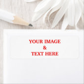 Aangepaste eigen foto etiket (Insitu)