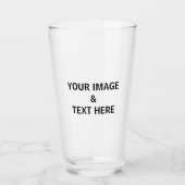 Aangepaste eigen foto glas (Voorkant)