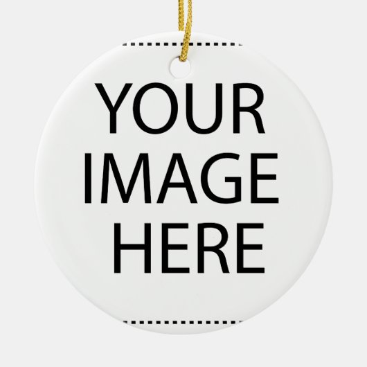 Aangepaste eigen foto keramisch ornament (Voorkant)