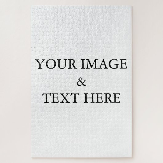 Aangepaste eigen foto legpuzzel (Verticaal)