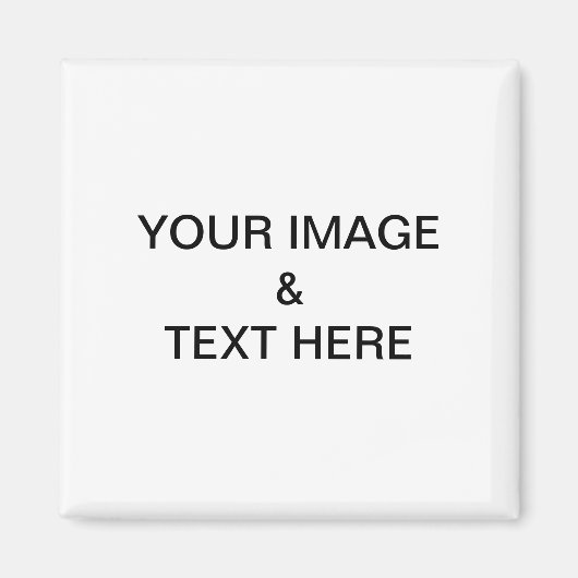 Aangepaste eigen foto magneet (Voorkant)