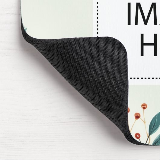 Aangepaste eigen foto muismat (Hoek)