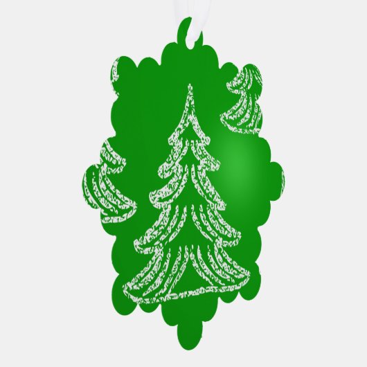 Aangepaste eigen foto ornament kaart (Rechts)