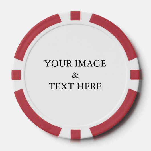 Aangepaste eigen foto poker chips (Voorkant)