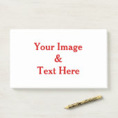 Aangepaste eigen foto post-it® notes (Op bureau)