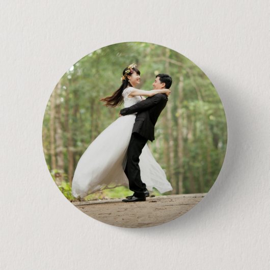 Aangepaste eigen foto ronde button 5,7 cm (Voorkant)