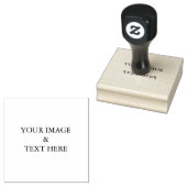 Aangepaste eigen foto 	rubberstempel (Gestempeld)