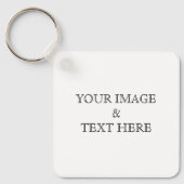 Aangepaste eigen foto sleutelhanger (Voorkant)